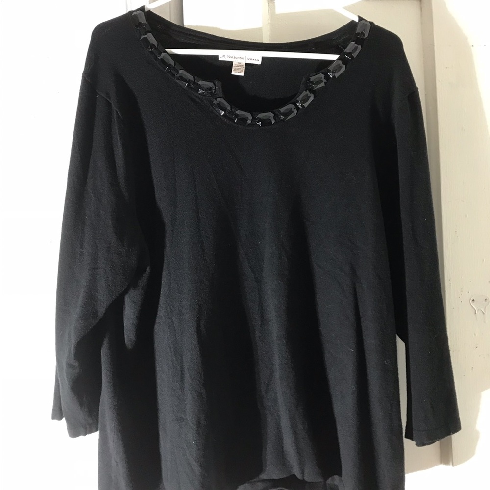 Women’s JM Collection shirt with gems